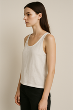 Isla | Linen Tank Top